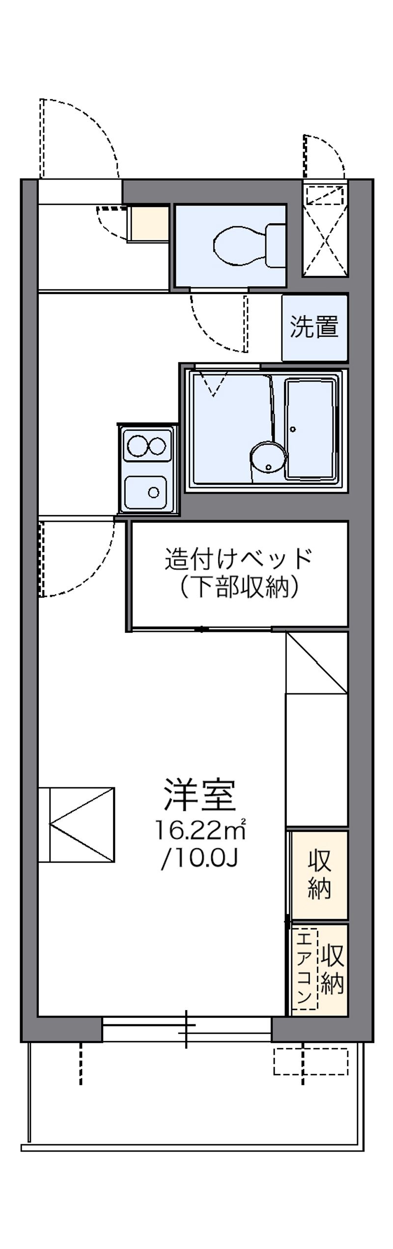 レオパレスパルコートＥ 間取図