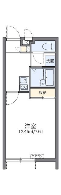 レオパレスうるま 間取り図