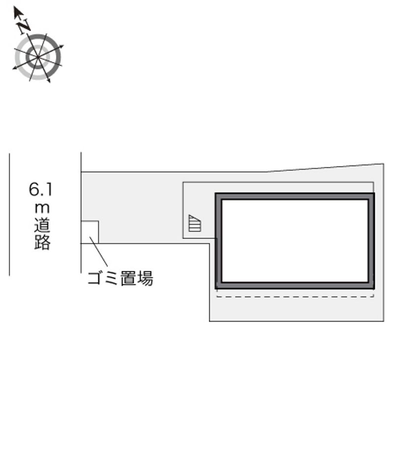 レオパレス永代町ヤシロ 配置図
