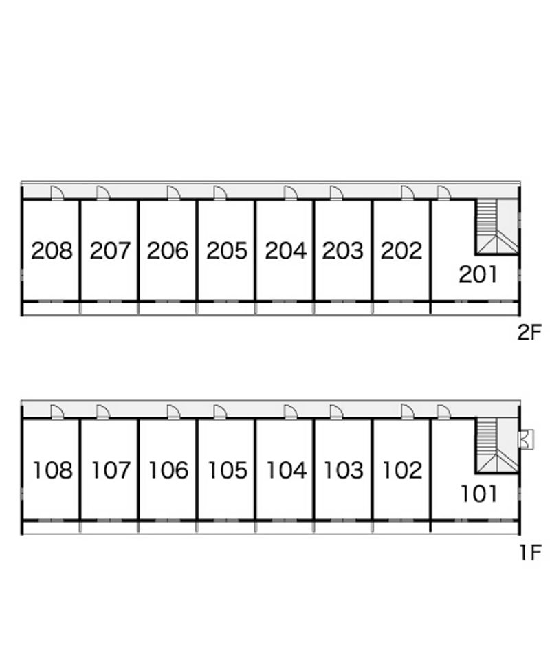 レオパレスＮＹ 間取配置図