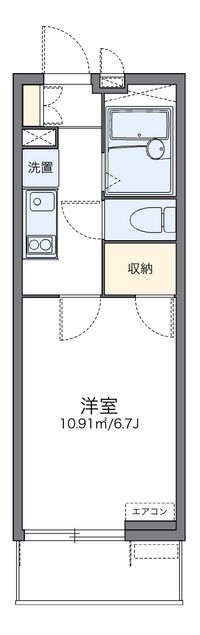 レオパレスエントピア 間取り図