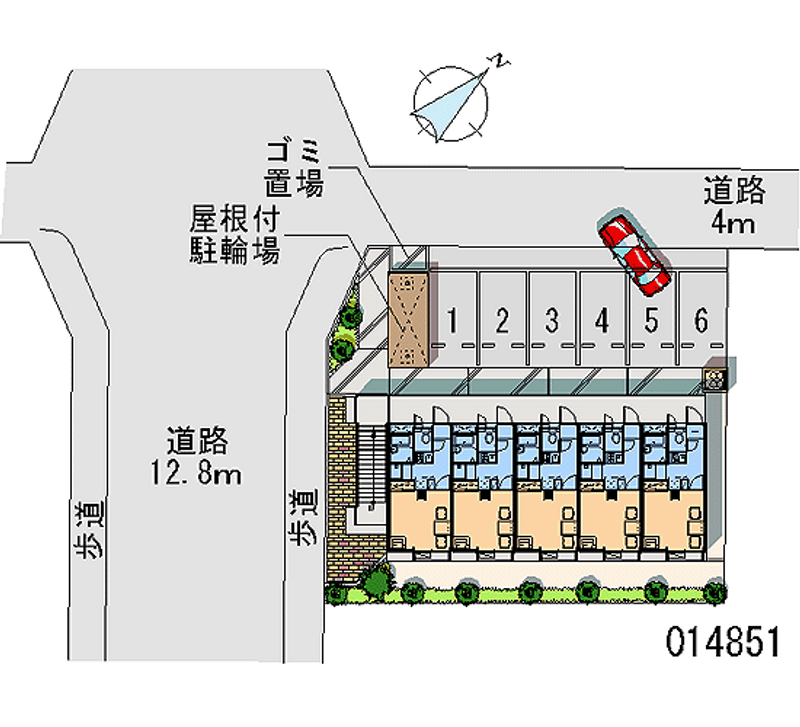 レオパレスドリーム 月極駐車場