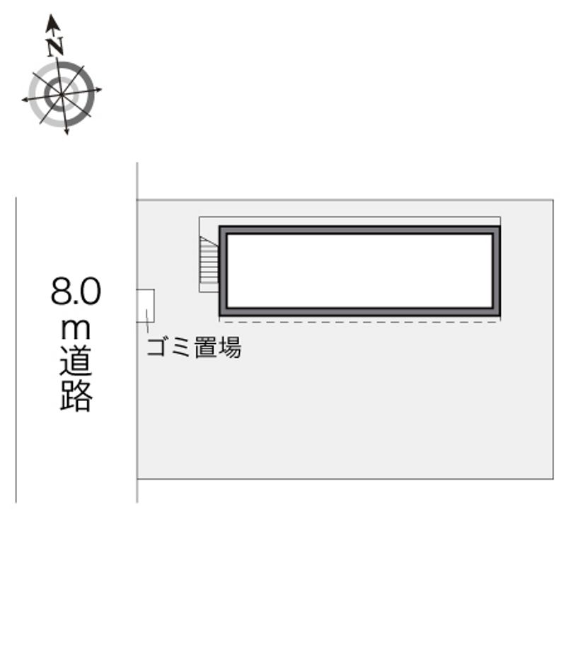レオパレスアルカディア南水元 配置図