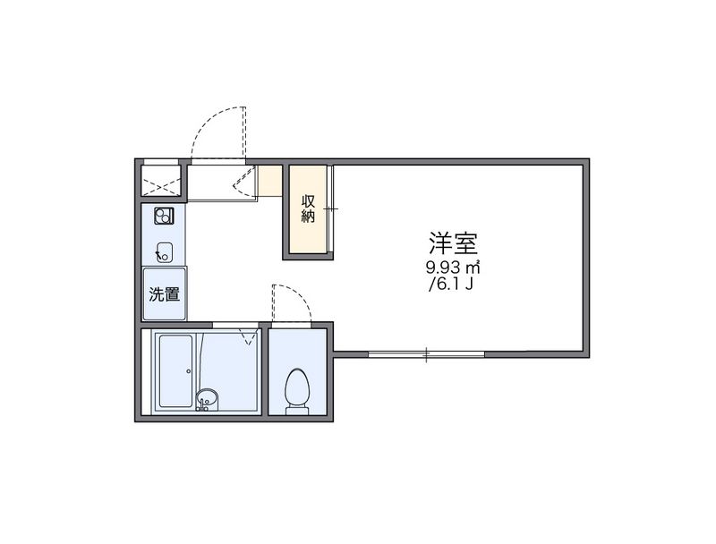 leopalace Aramaki 户型图