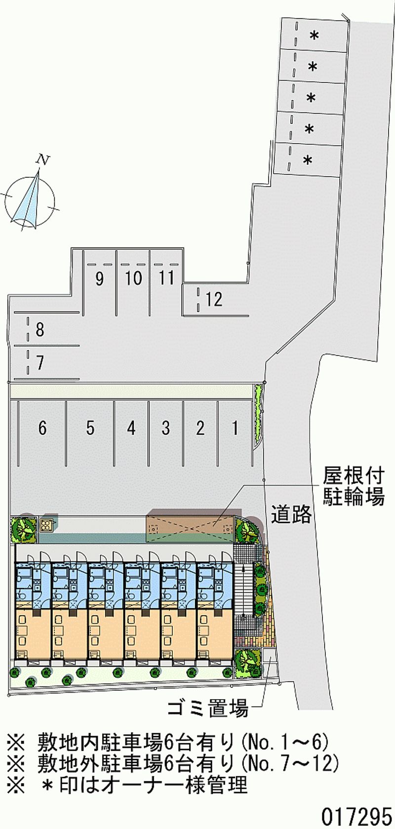 17295 Monthly parking lot