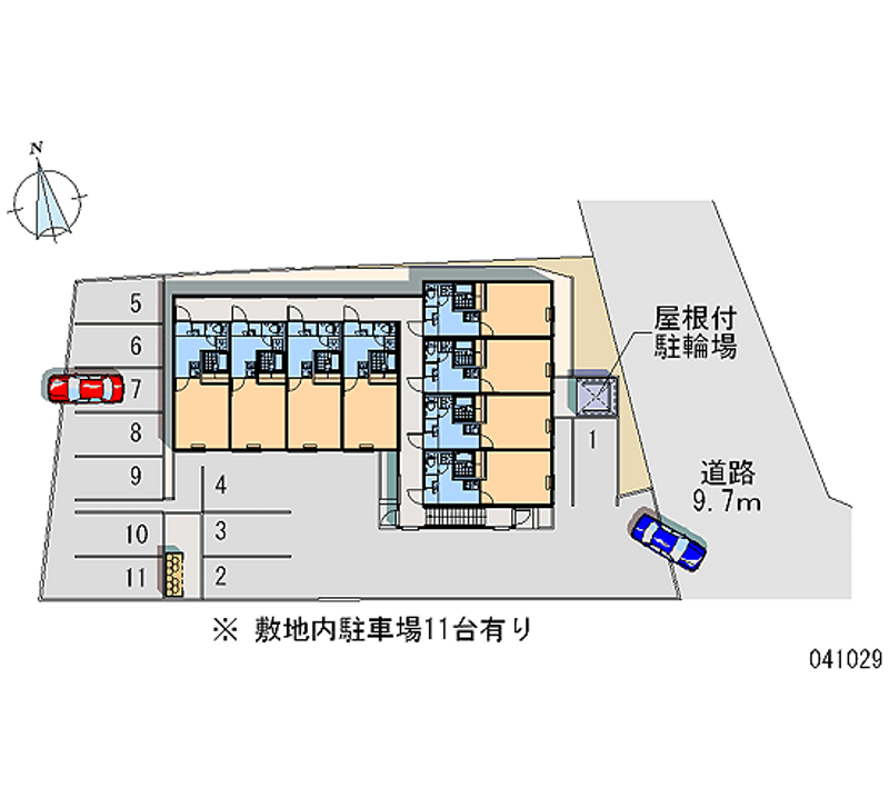 レオパレスガナール 月極駐車場