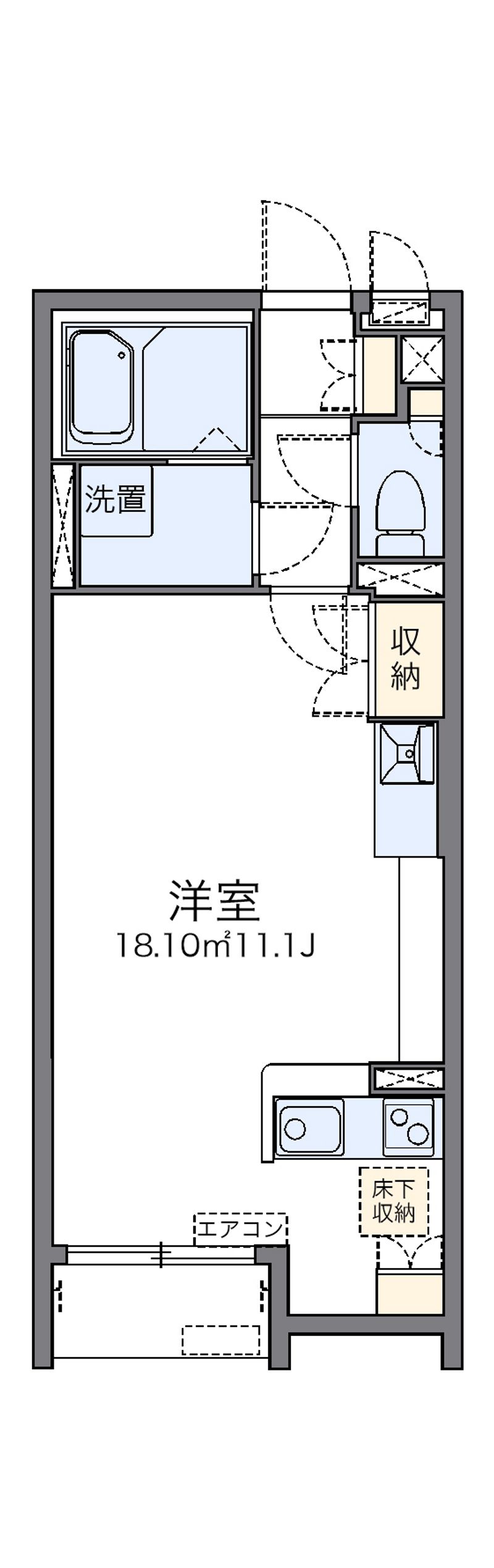 レオネクストディアグレイス宝塚 間取図