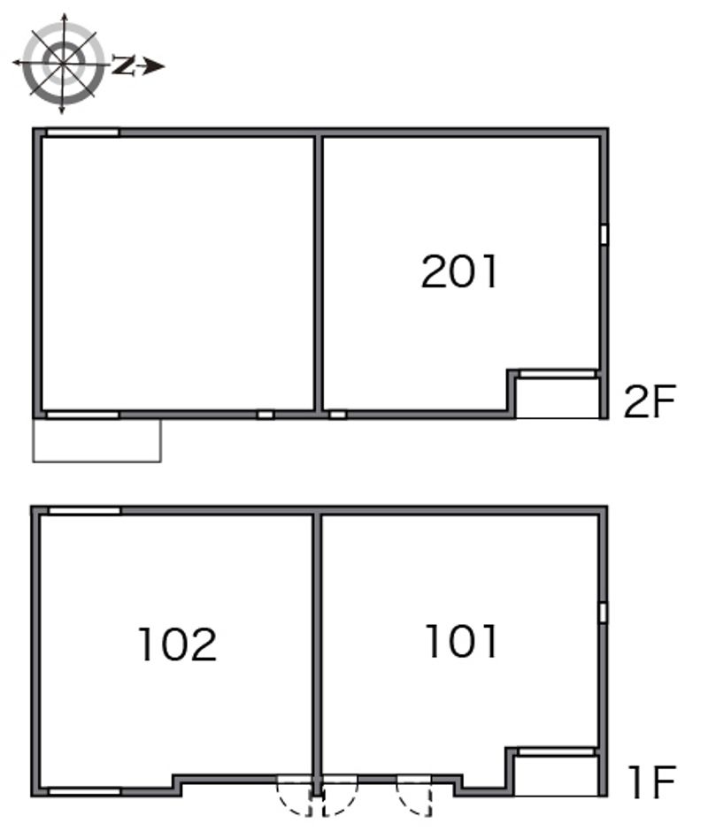 レオネクストＳＨＩＭＡＤＡ参番館 間取り配置図
