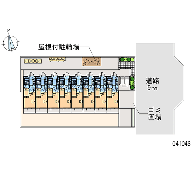 レオパレスクレスト北戸田 区画図
