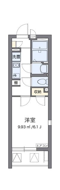 クレイノ池田石橋 間取り図