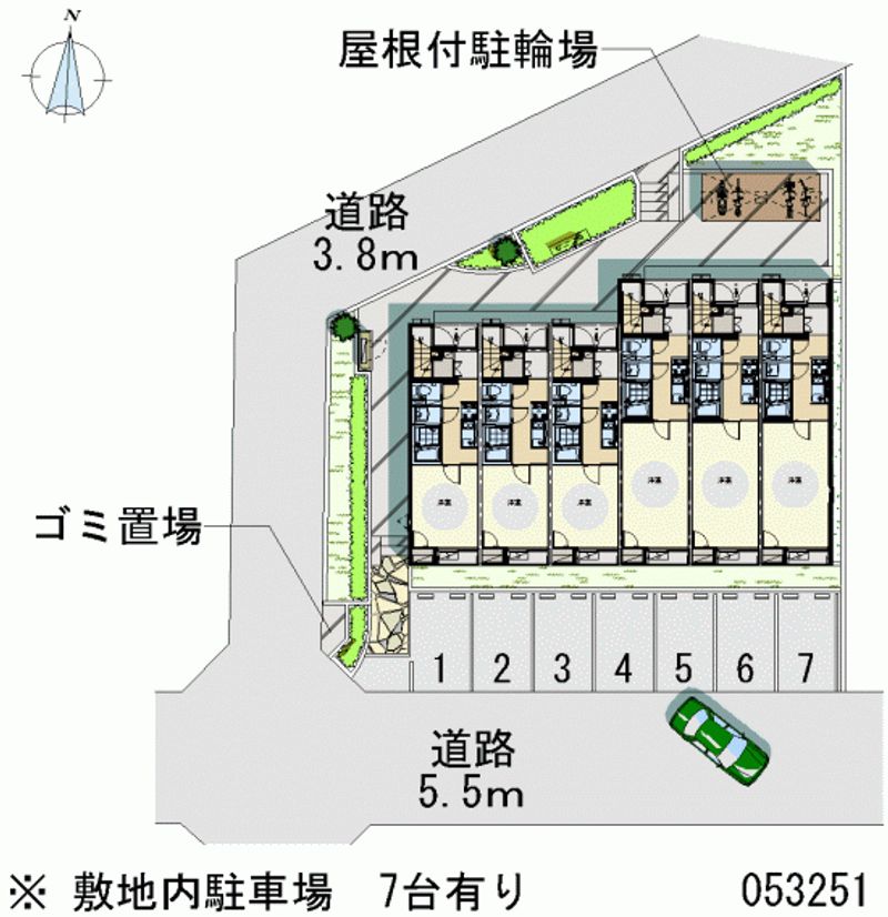 レオネクストパールハウスカズ 月極駐車場