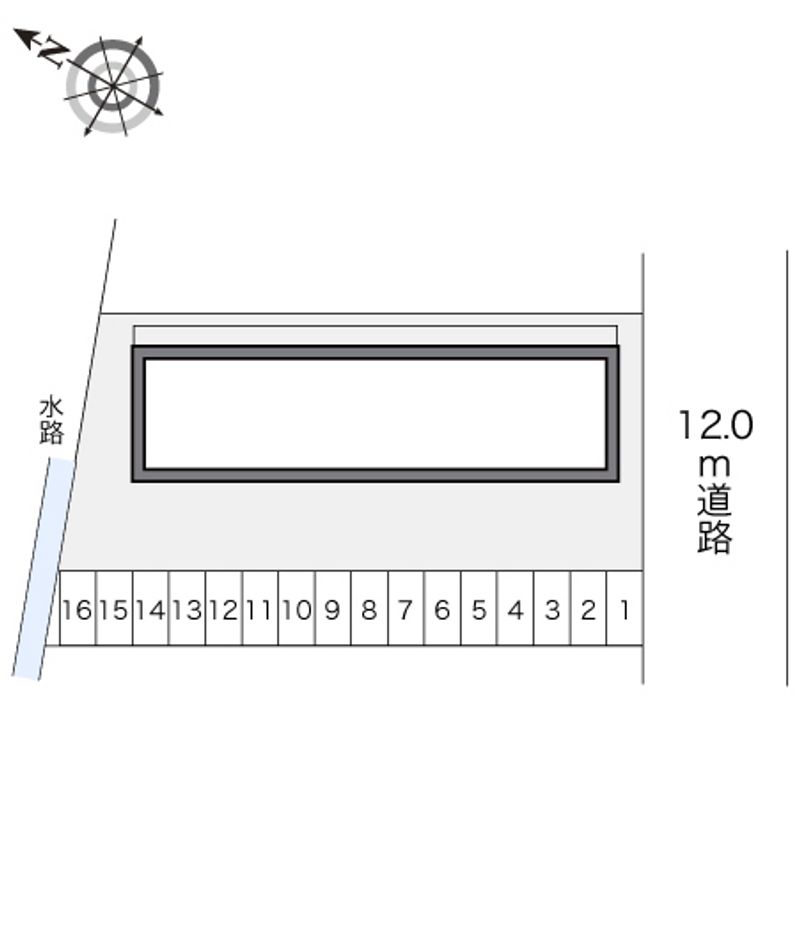 レオパレス松ヶ瀬 配置図