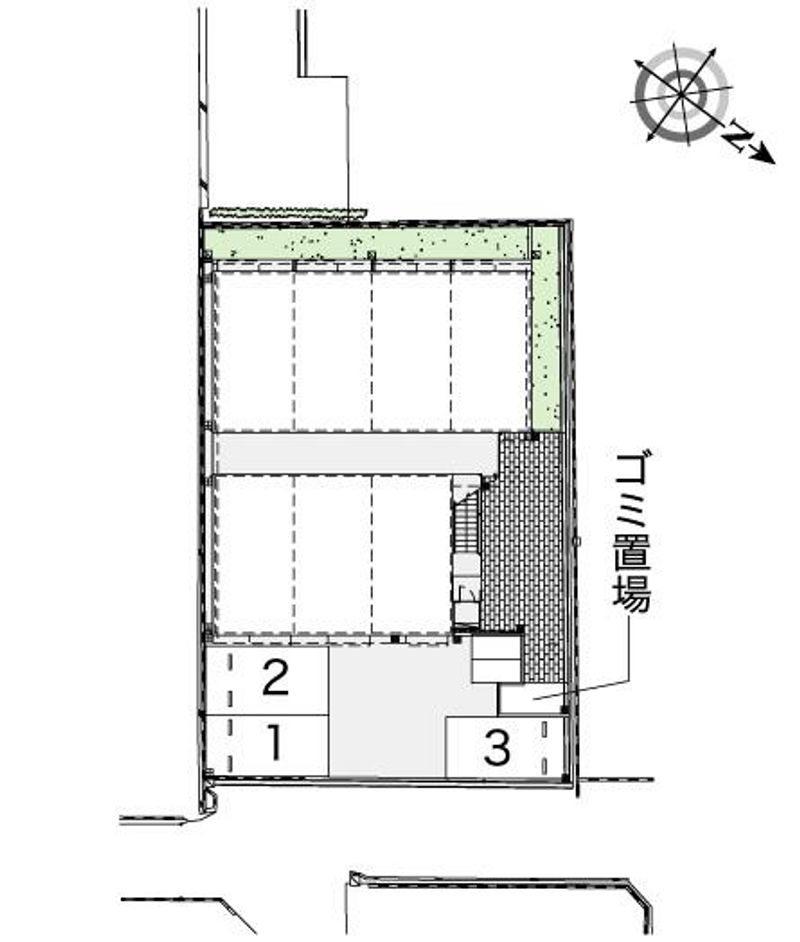 レオパレスハワース 配置図