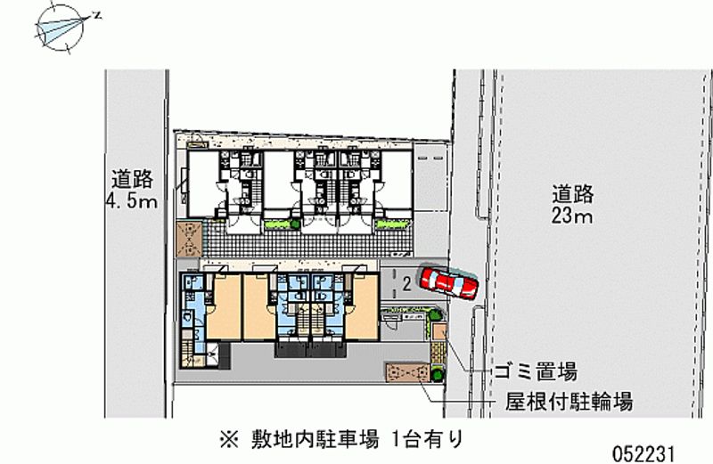 レオネクストシエルブルー戸塚 区画図
