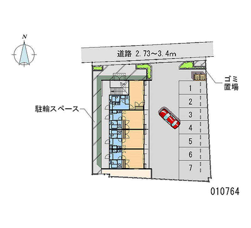 レオパレスＭｅｉｓｔｅｒＴＡＫＵＭＩ 月極駐車場