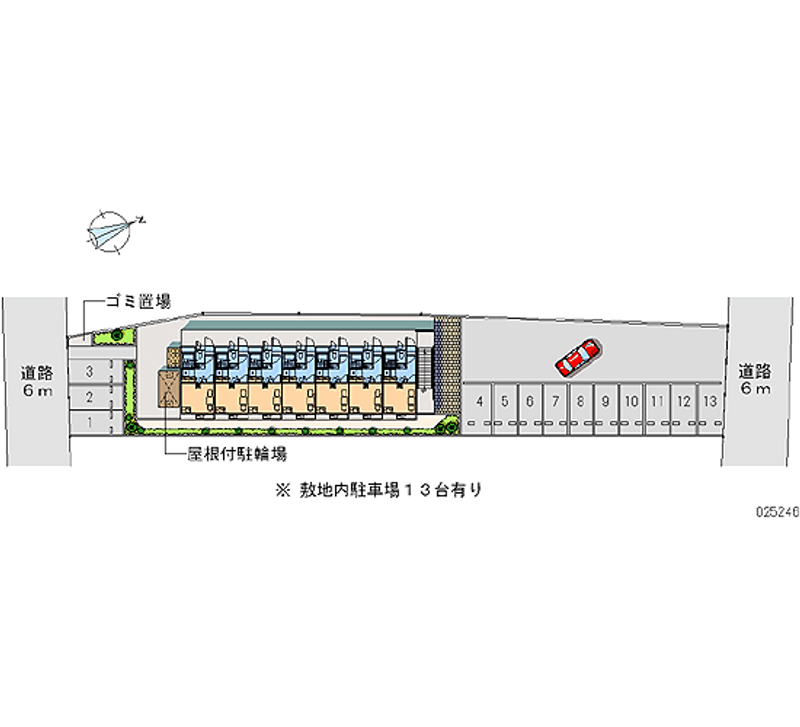 25246月租停車場