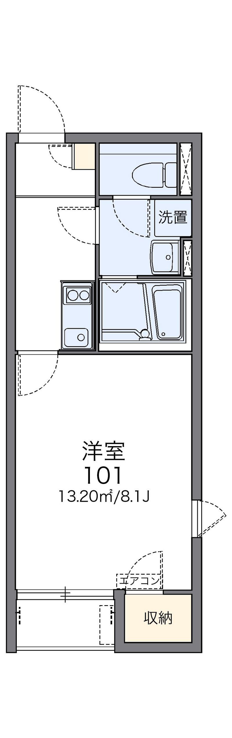 レオネクストセレーノ　香椎 間取図