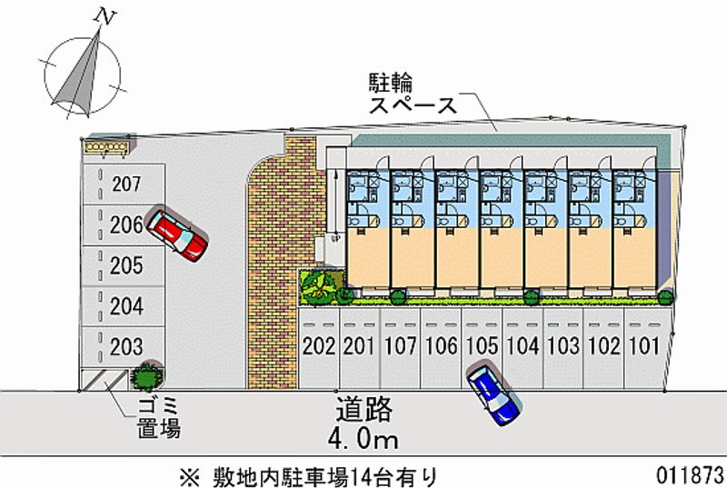 11873 Monthly parking lot