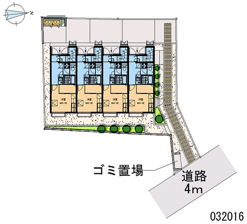 レオパレスコテナン上新井 区画図