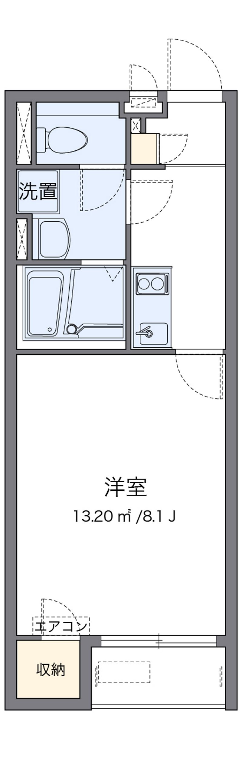 クレイノＣＨＥＥＲ　ＵＰ　春日 間取図