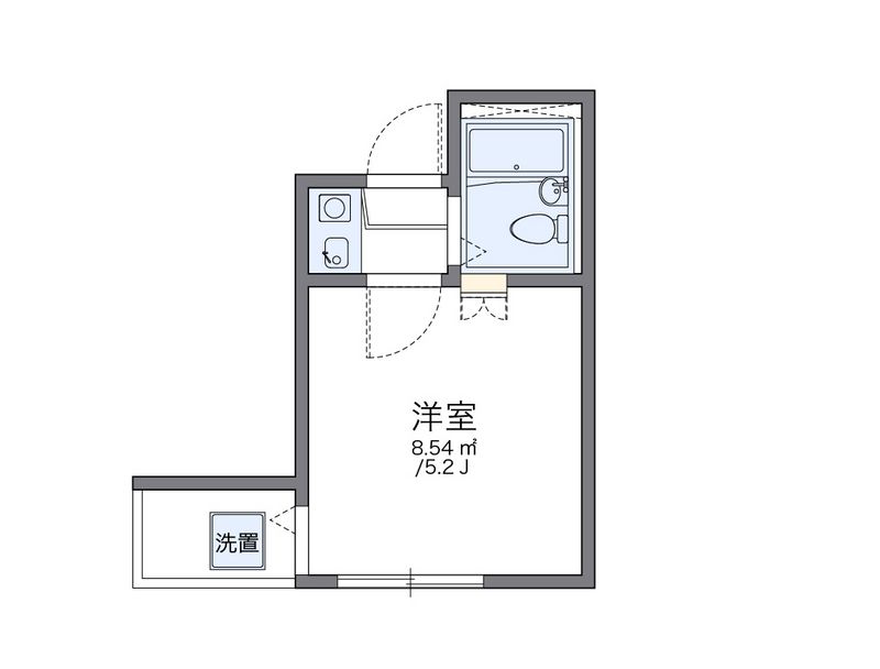 レオパレスＫＵＲＡＴＡ 間取図