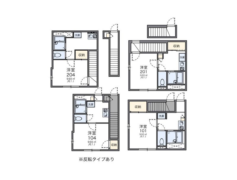 レオパレス扇 間取図