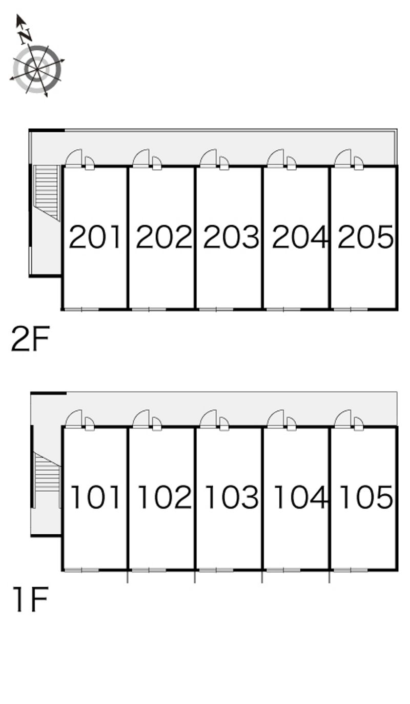 レオパレスノエル 間取配置図
