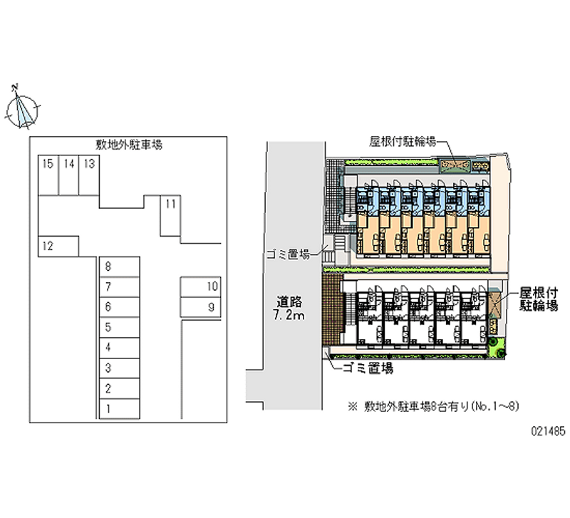 レオパレス瑞光 月極駐車場