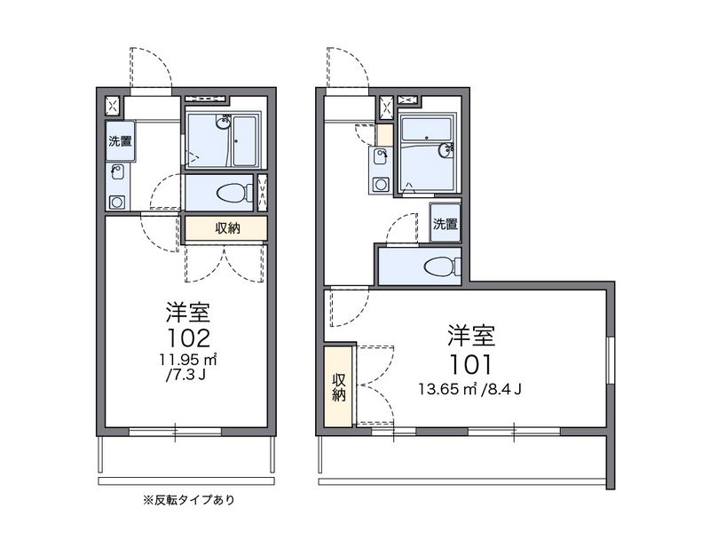 レオパレスガーデンビレッジ 間取図