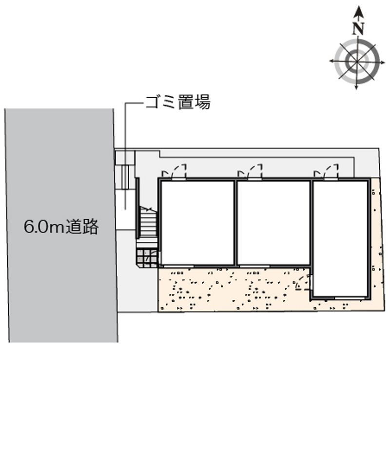 クレイノＳｕｎｒｉｓｅ上篠崎 配置図