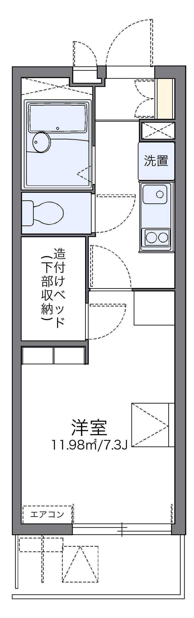 レオパレスＮｅｅｄｓ 間取図