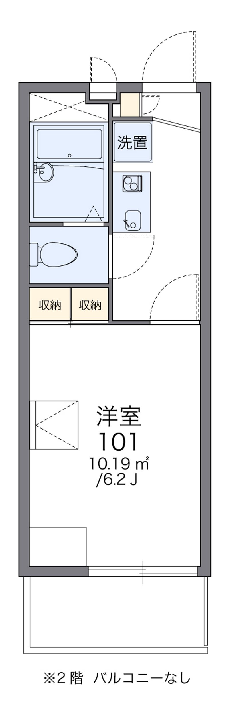 レオパレスソレイユⅡ 間取図