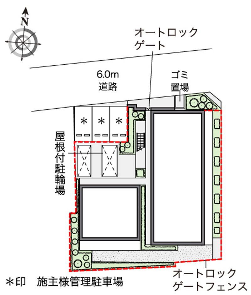 レオパレスベルファム 配置図