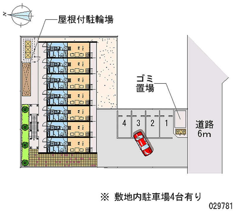 レオパレスＳＵＮ 月極駐車場