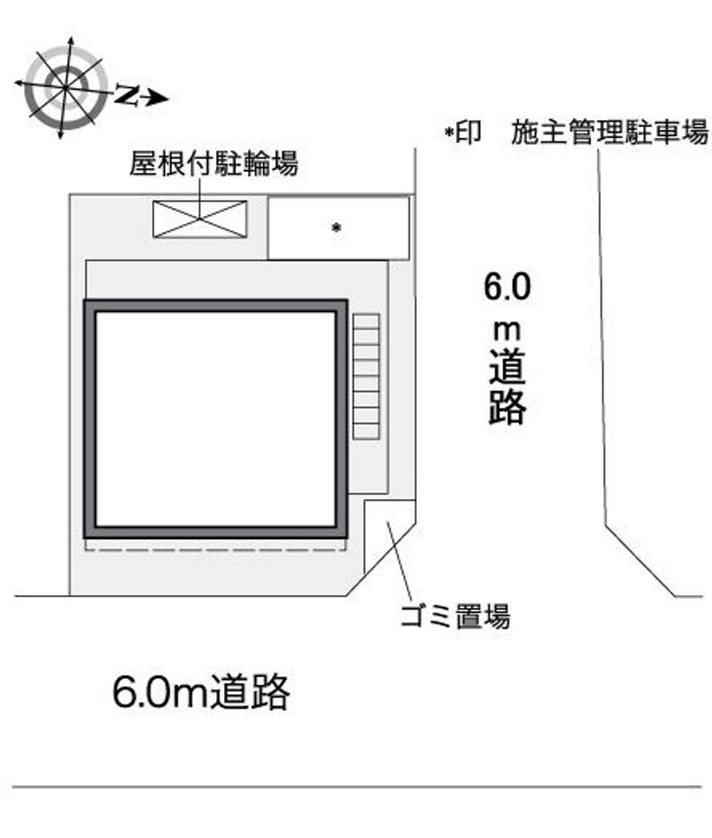 レオパレスフルール湘南 配置図