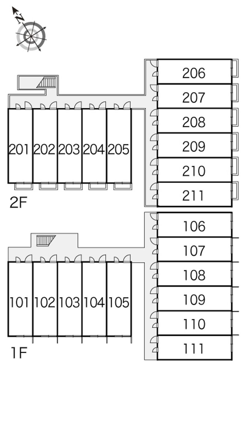 レオパレスＨＡＰＰＹ 間取配置図