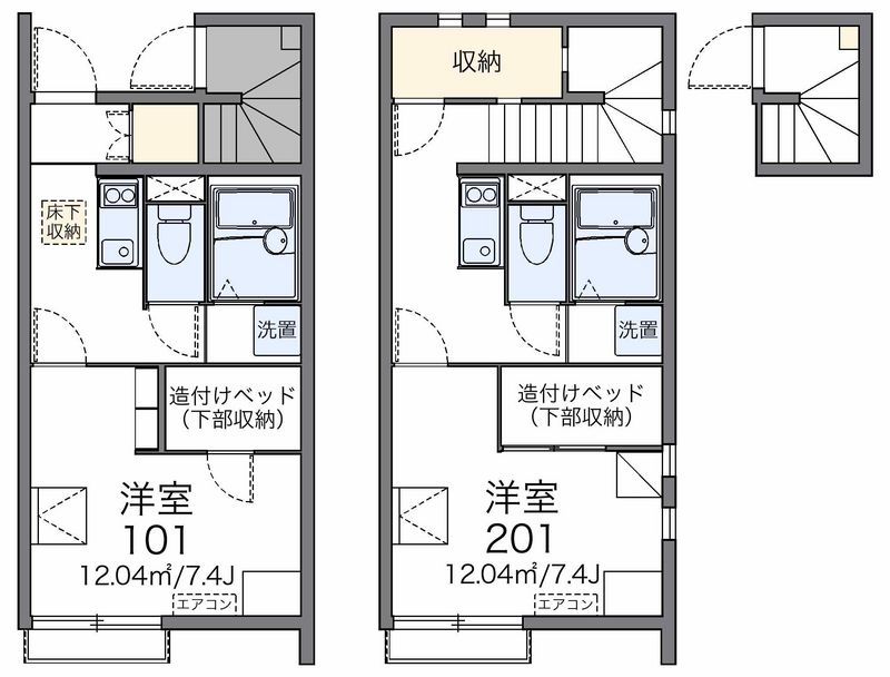 レオネクストコスモエステートＢ 間取図