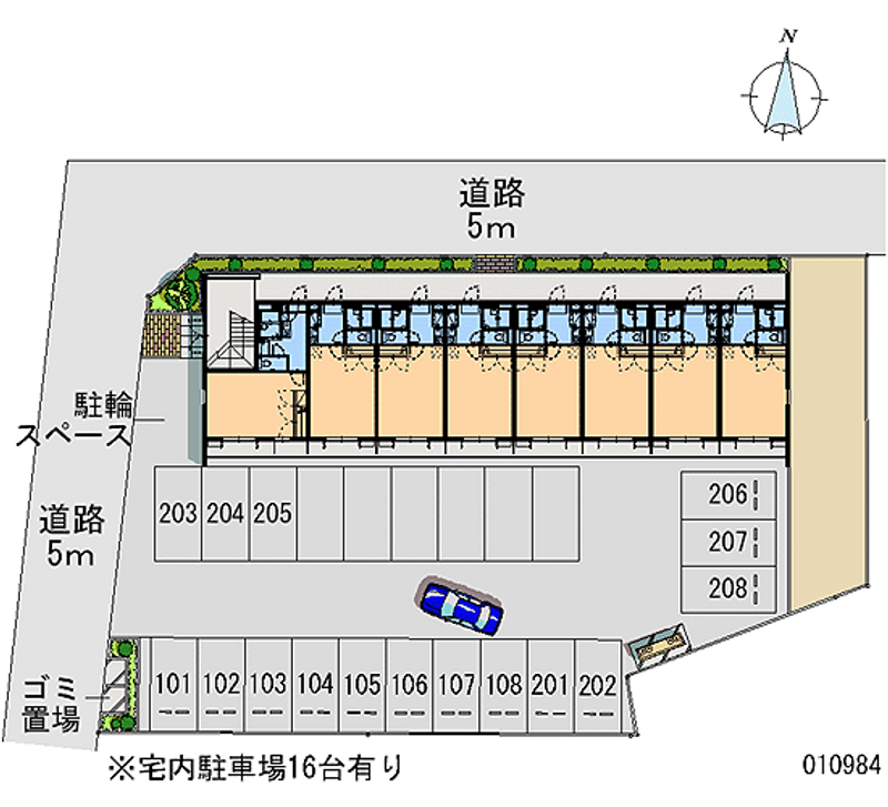 10984 Monthly parking lot