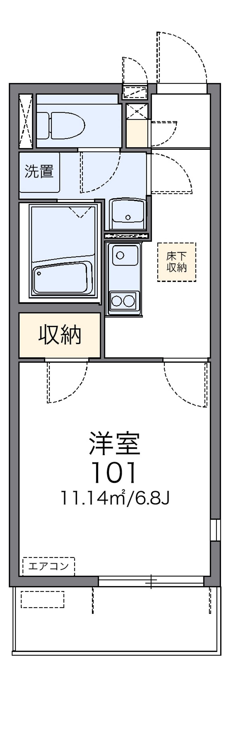 レオネクストたまき 間取図