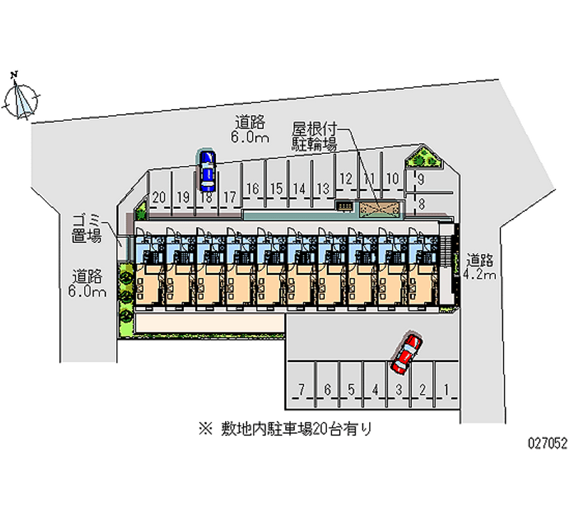 27052 Monthly parking lot