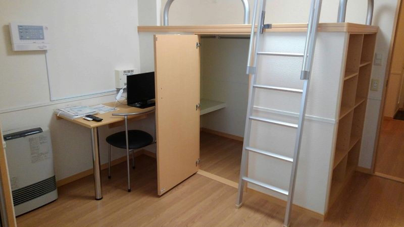 レオパレス大樹 寝室