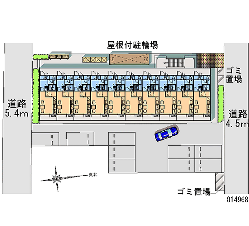 レオパレスフィレンツェ七番 区画図