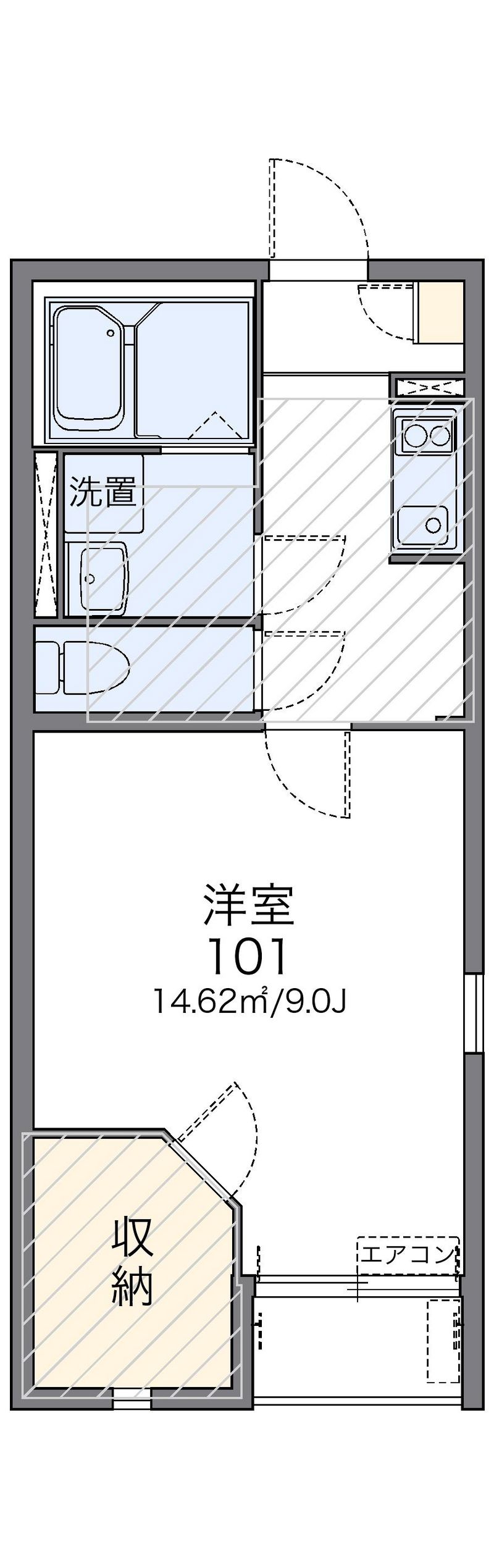 レオネクストエスペランサⅡ 間取図