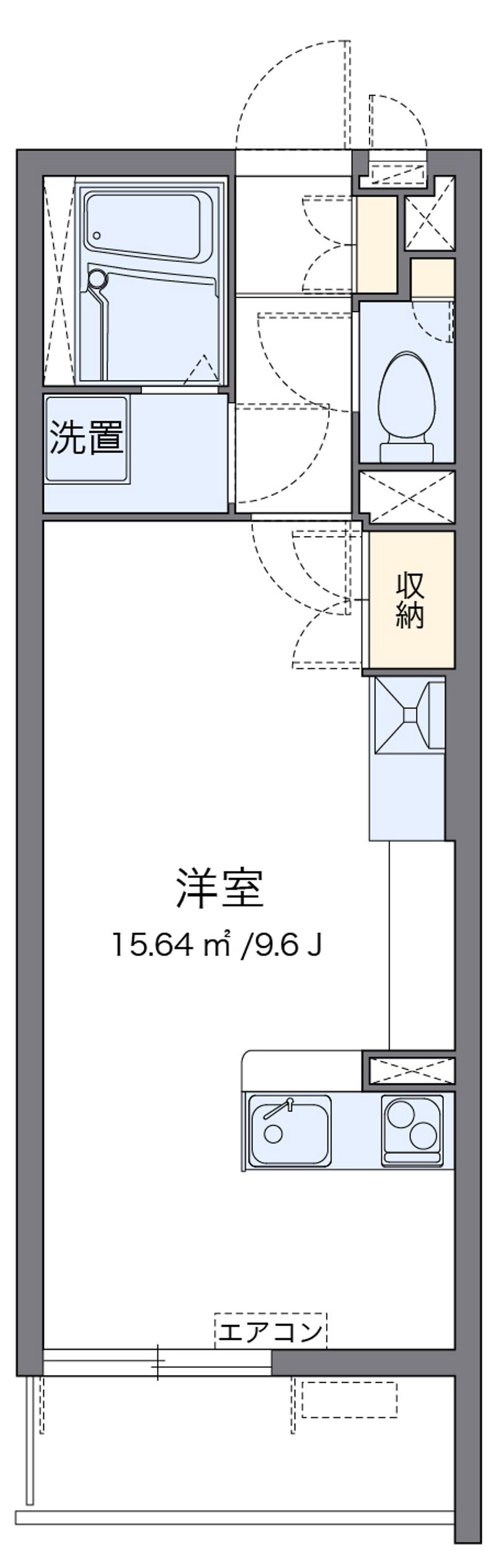 クレイノパレスアニマル２１ 間取図