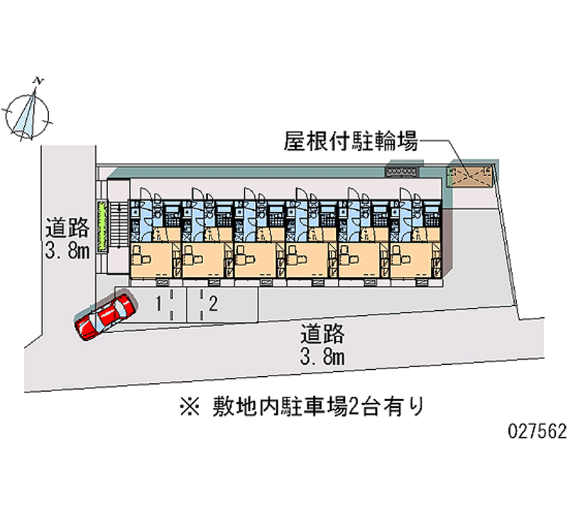 レオパレスカレン 区画図