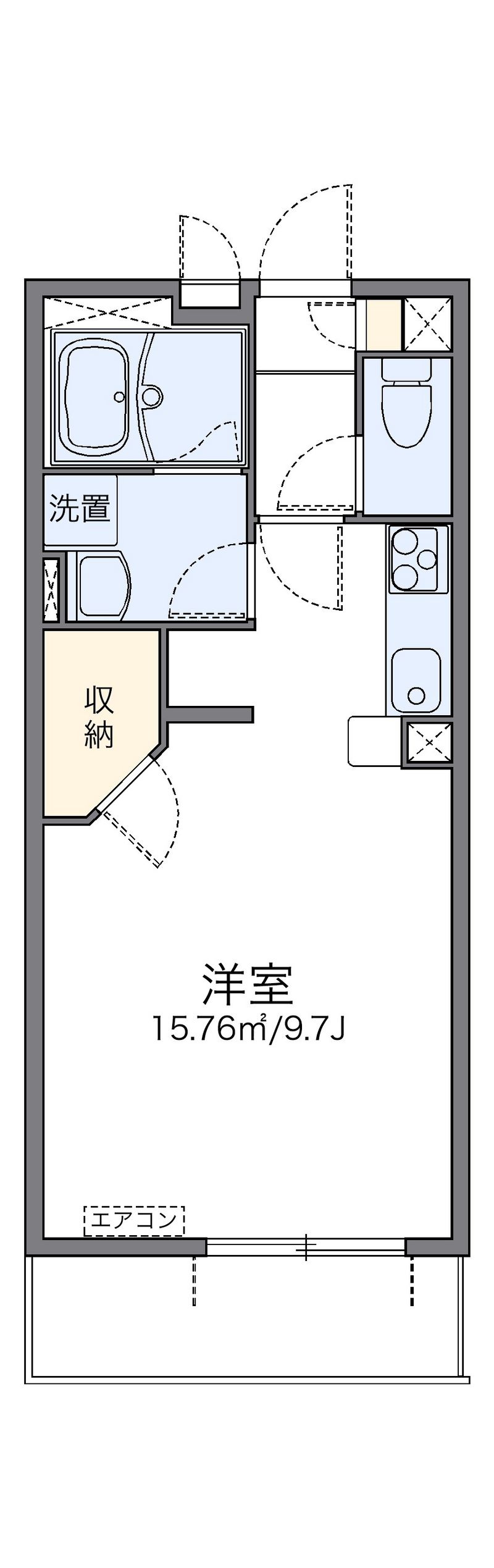 LEONEXT Sumiyoshi Nibankan Floor plan