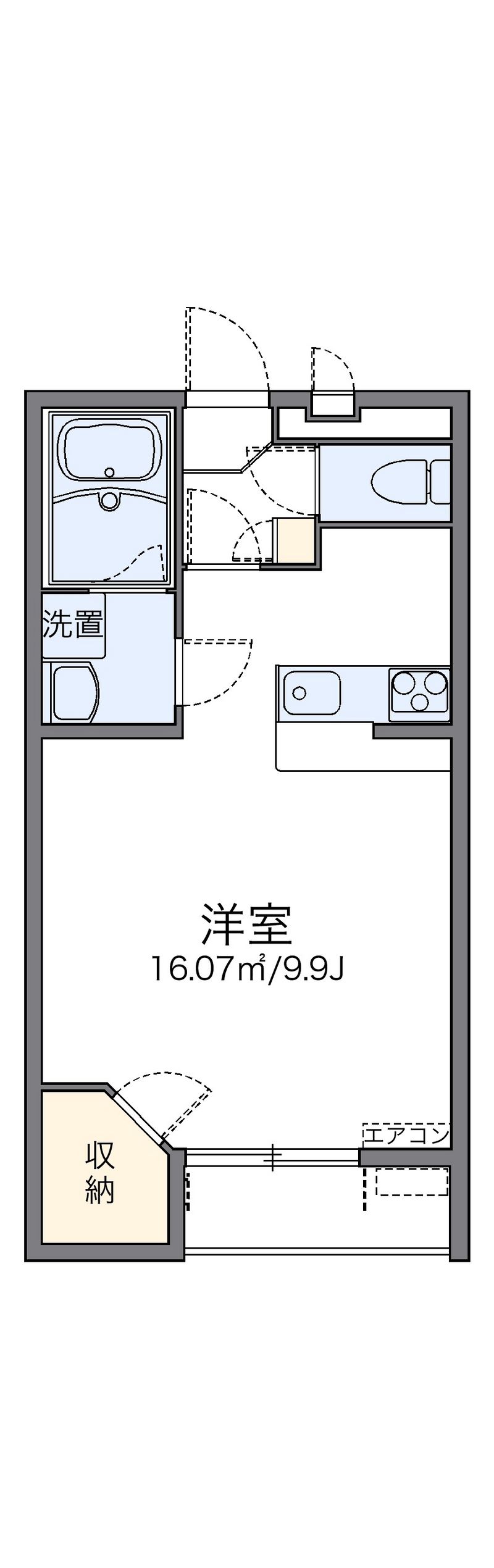 レオパレスおかのごうⅡ 間取図