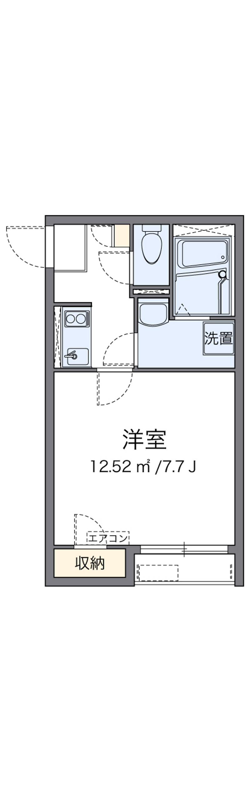 クレイノ豊春 間取図