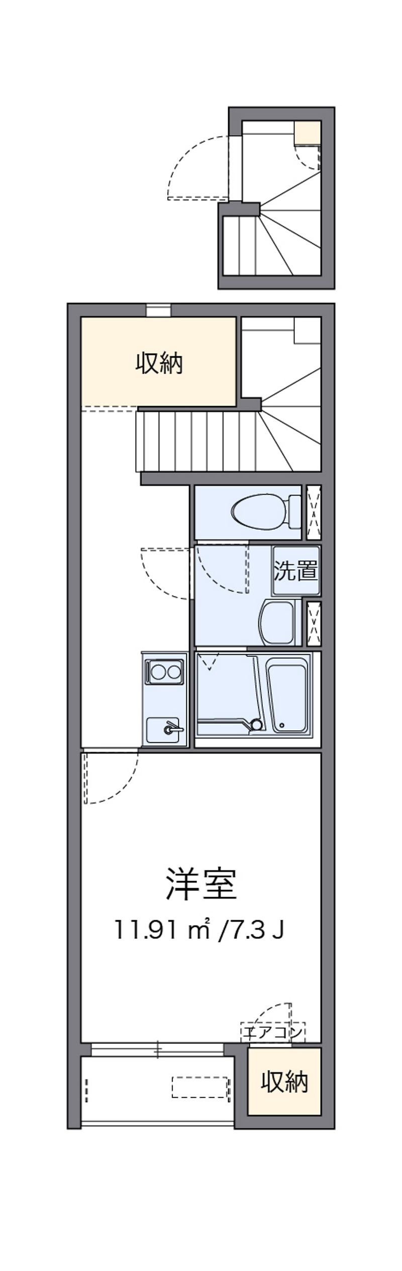 クレイノフィセント　ファルコン 間取図