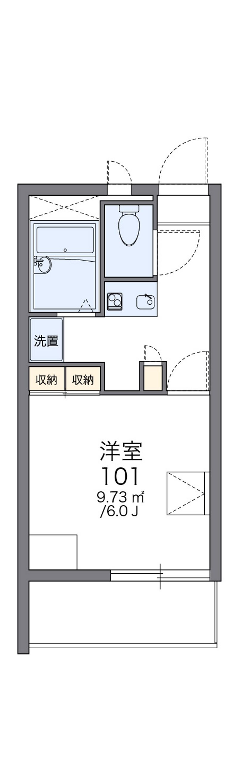 レオパレスＦｌｏｒａ 間取図